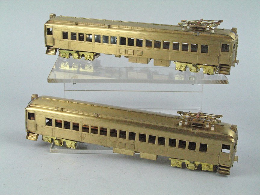 Alco PRR HO Railroad Coach Set MP54 Brass Ex in Box: Alco PRR HO Railroad Coach Set MP54 Brass Ex in Box
