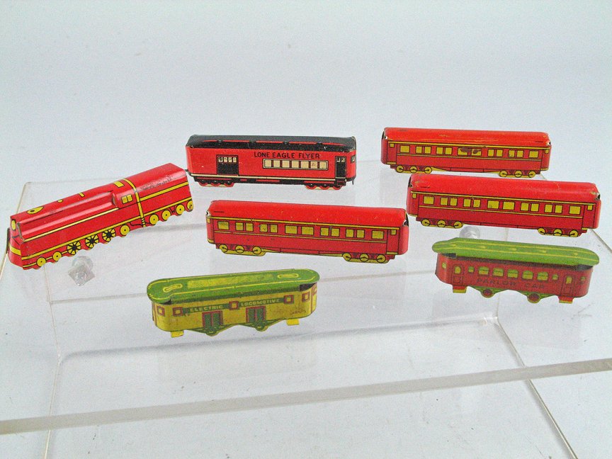 Vintage Cracker Jack Toys, Locomotive Penny Toy (1 of 1)