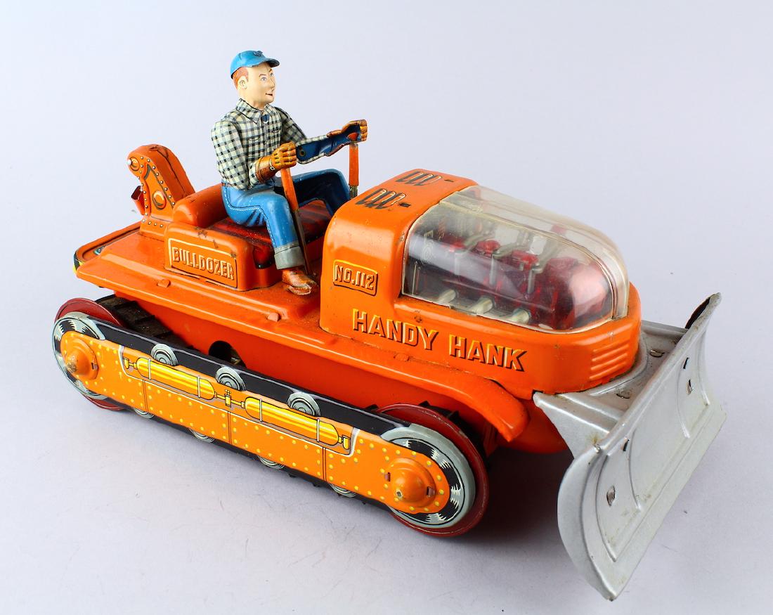 Handy Hank Bull Dozer Japan Tin Batt Op (1 of 6)