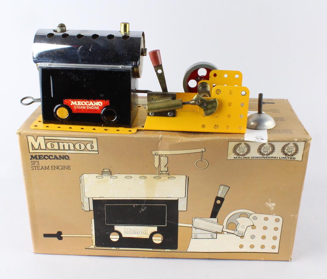 Mamod Meccano SP3 Steam Engine In Box (1 of 2)