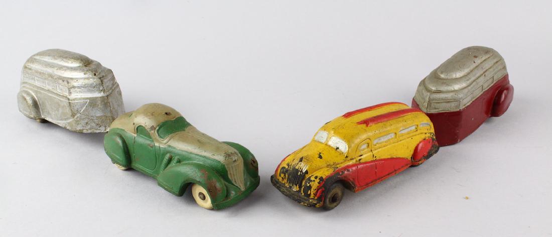 1930s Rubber Cars and Caravan Trailers (1 of 3)