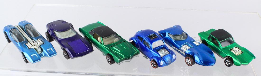Six Hot Wheel Redline Cars (1 of 2)