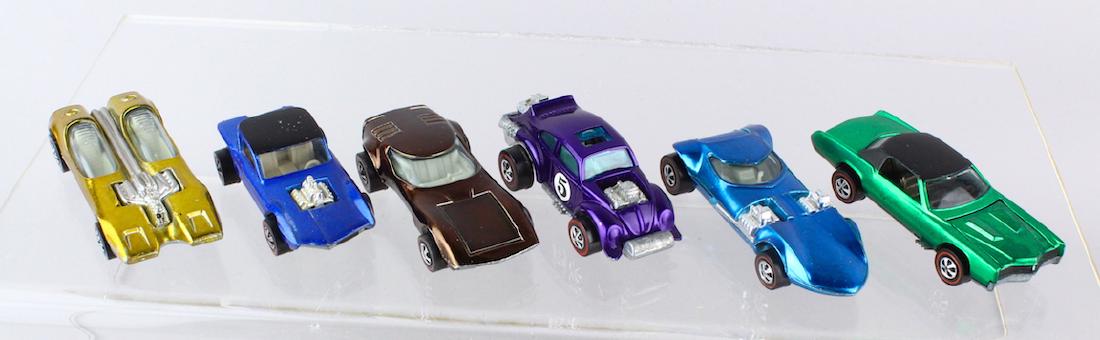 Six Hot Wheel Redline Cars (1 of 2)