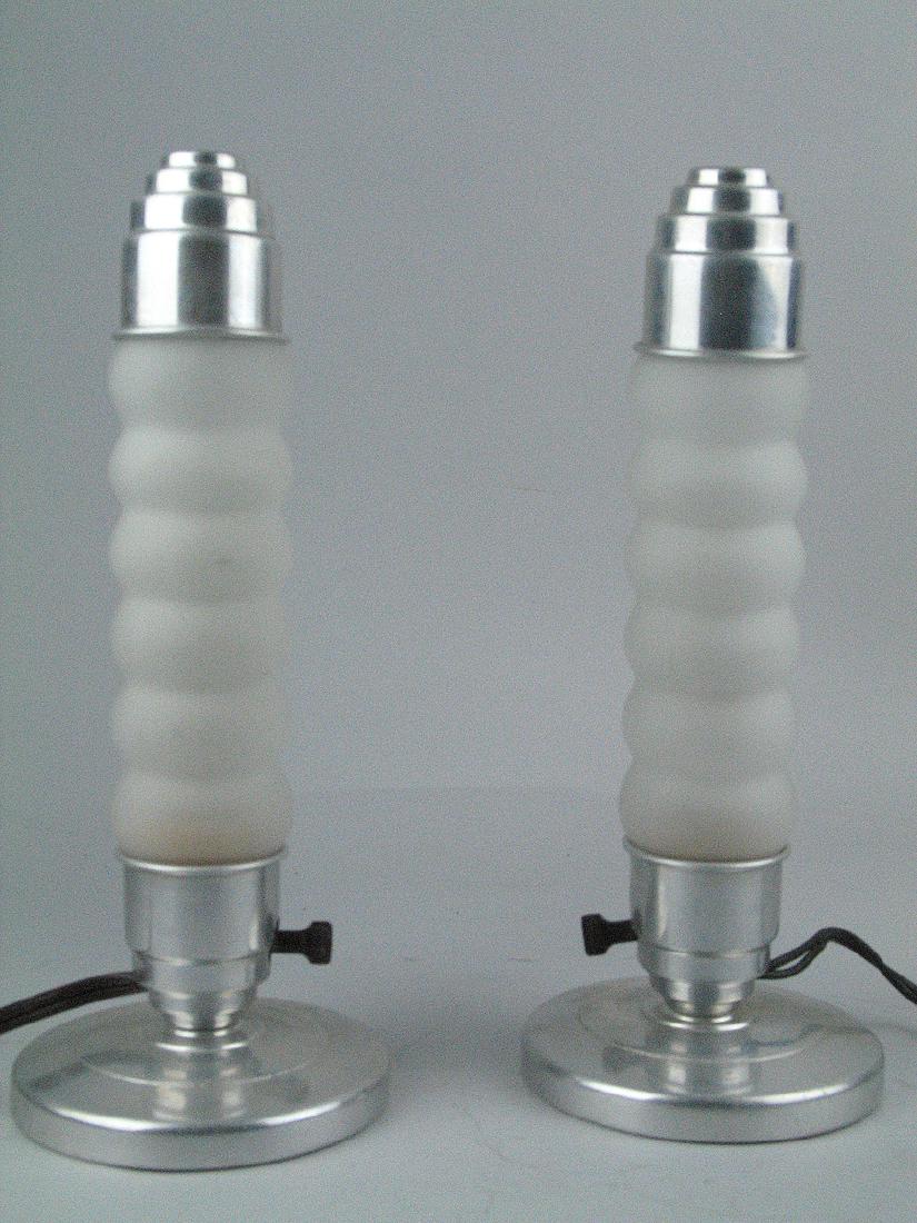 Mid Century Rocket Ship Lamps Pair (1 of 4)