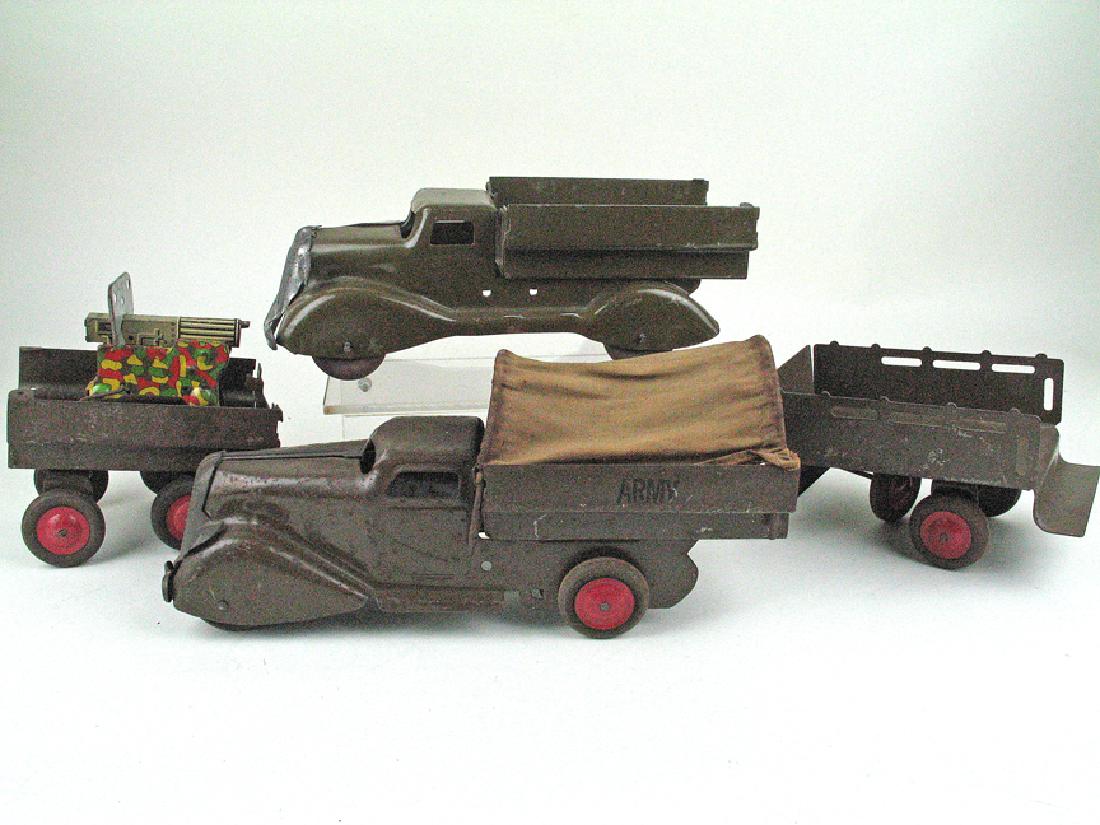 Marx Army Truck Set Pressed Steel (1 of 4)