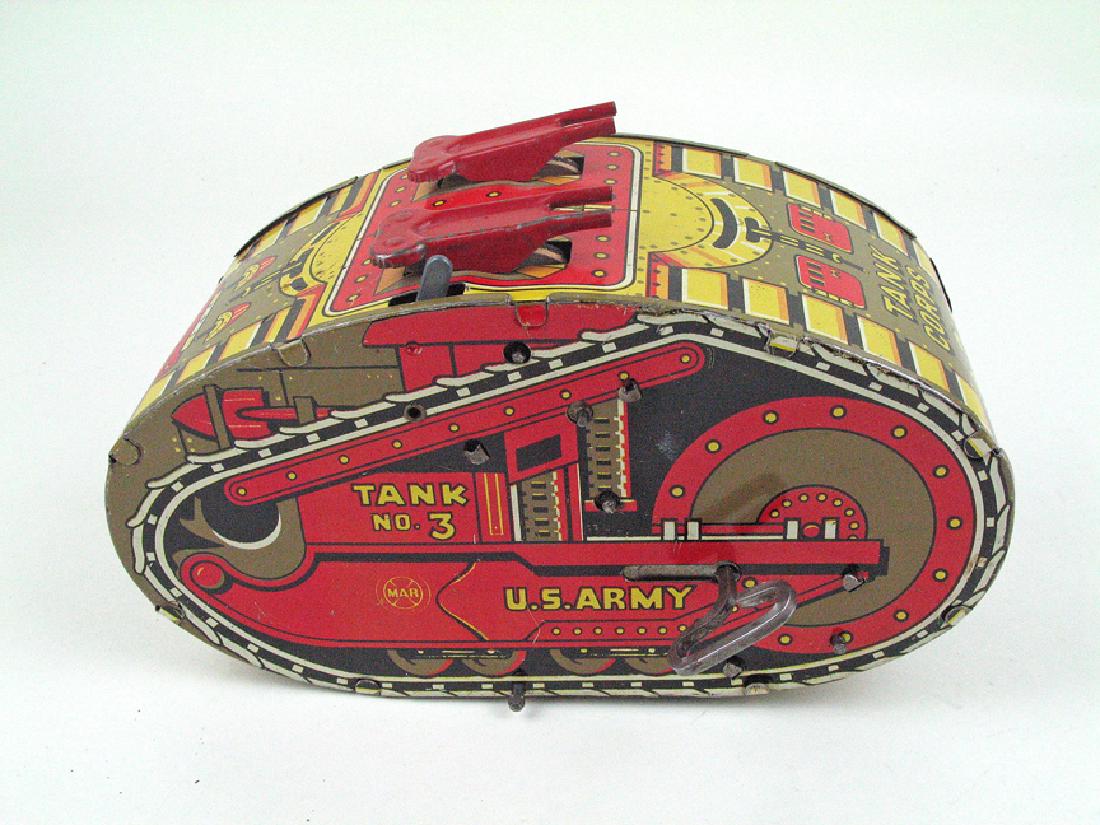 Marx Tin Litho Tank No 3 (1 of 3)