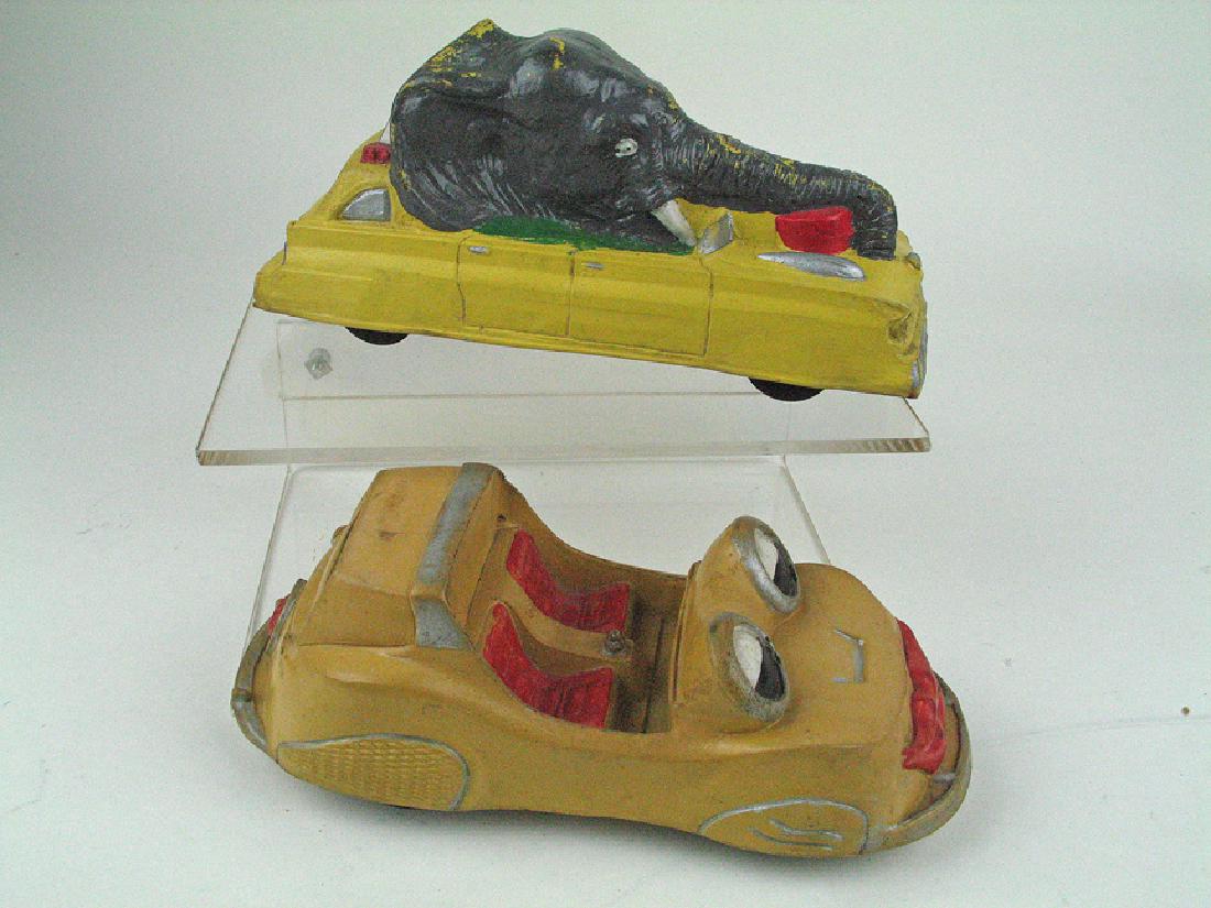 Garrett Rubber Character Car Lot 1940's (1 of 2)