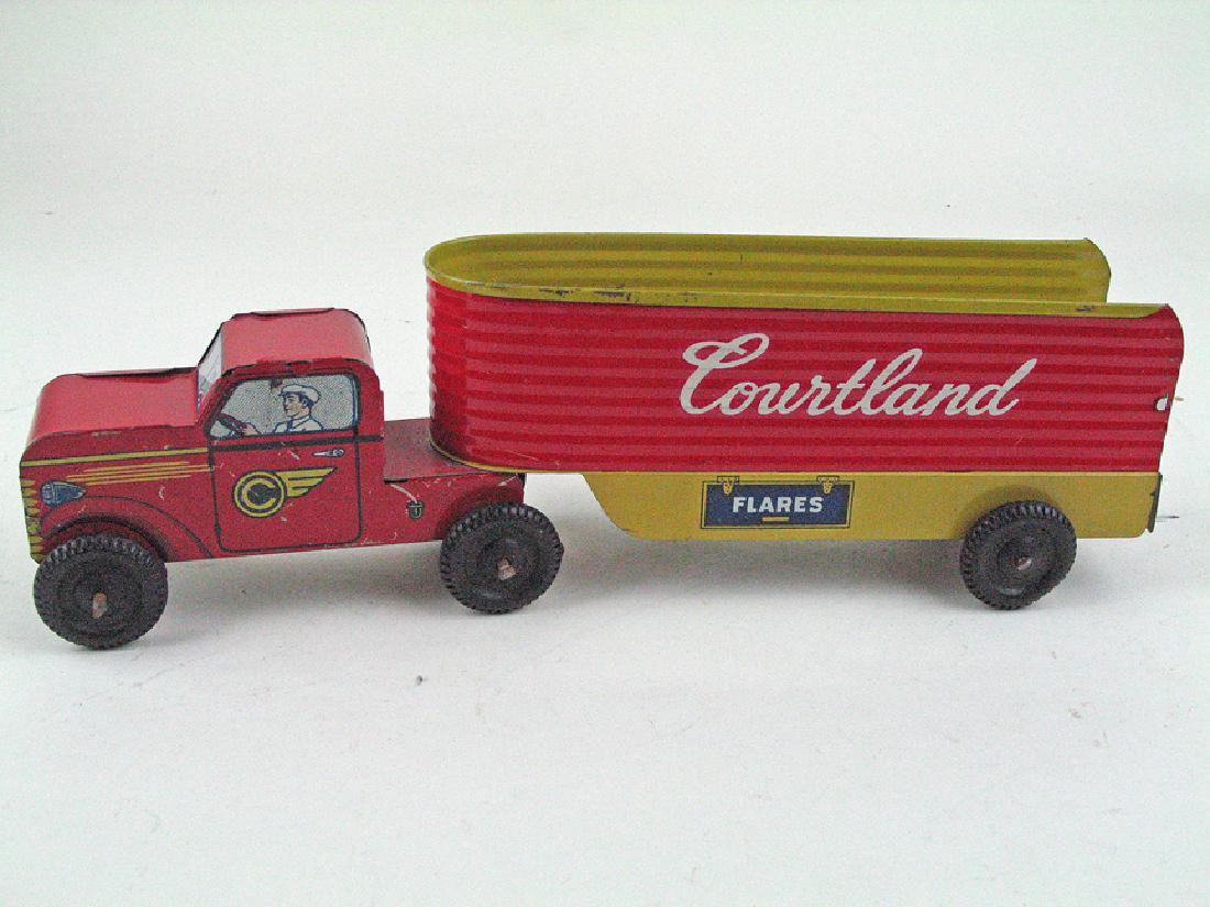 Courtland Tractor Trailer Tin Litho (1 of 2)