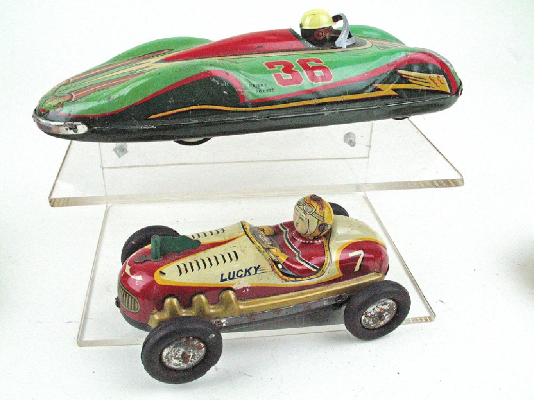 TM Japan Tin Litho Race Car Lot (1 of 2)