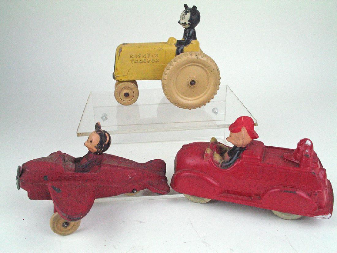 Sun Rubber Mickey Mouse Disney Car Lot (1 of 2)
