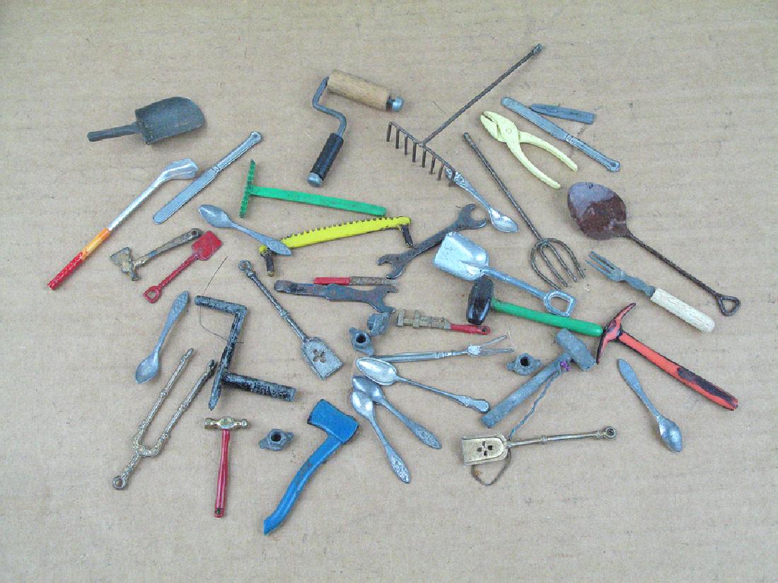 Antique Toy Tool Implement Lot 1920\'s (1 of 2)