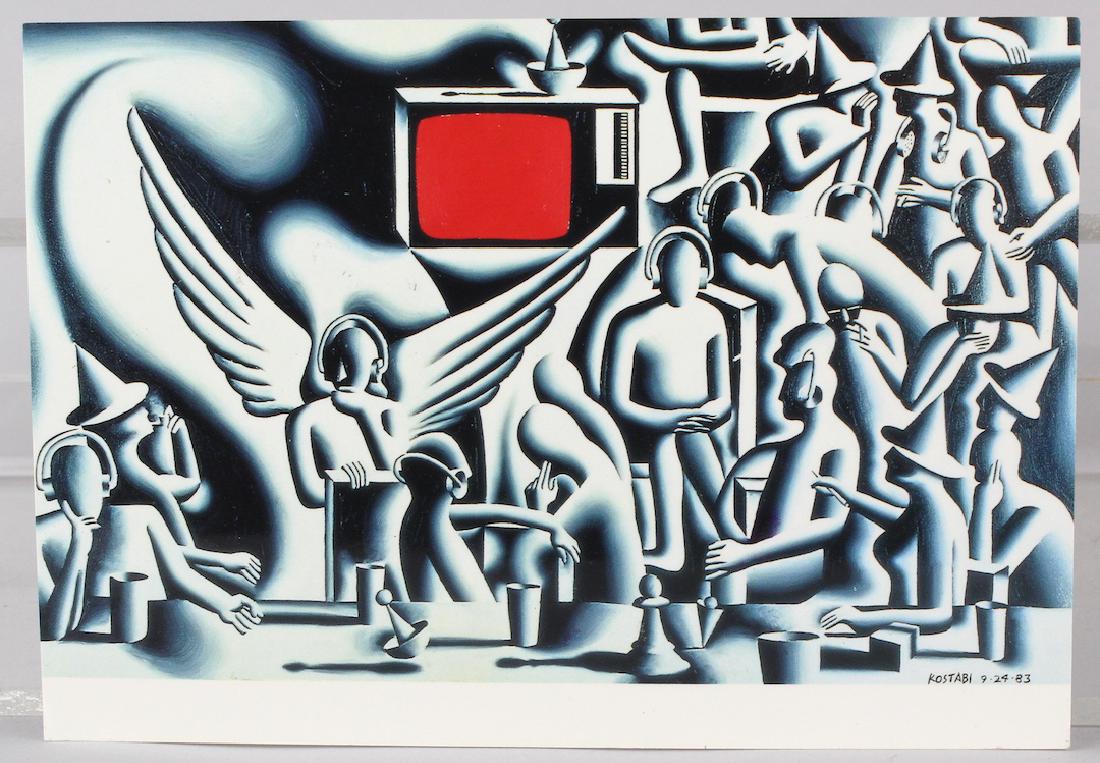 Mark Kostabi Artist Signed Litho (1 of 2)
