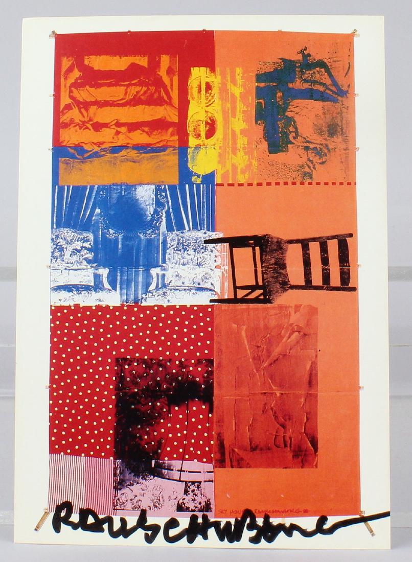 Robert Rauschenberg Artist Signed Litho (1 of 2)