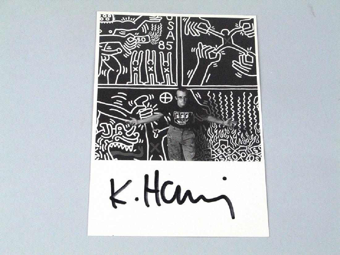 Keith Haring Postcard Signed Photo (1 of 3)