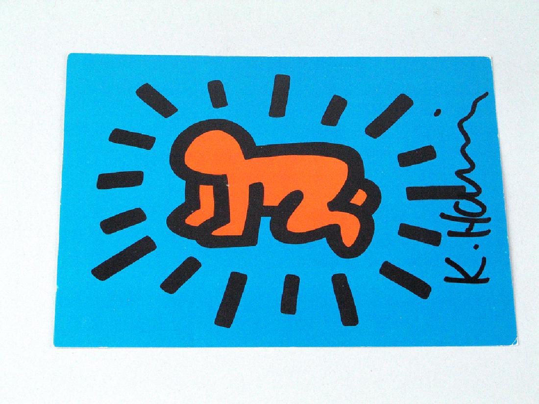 Keith Haring Postcard Signed Baby (1 of 3)