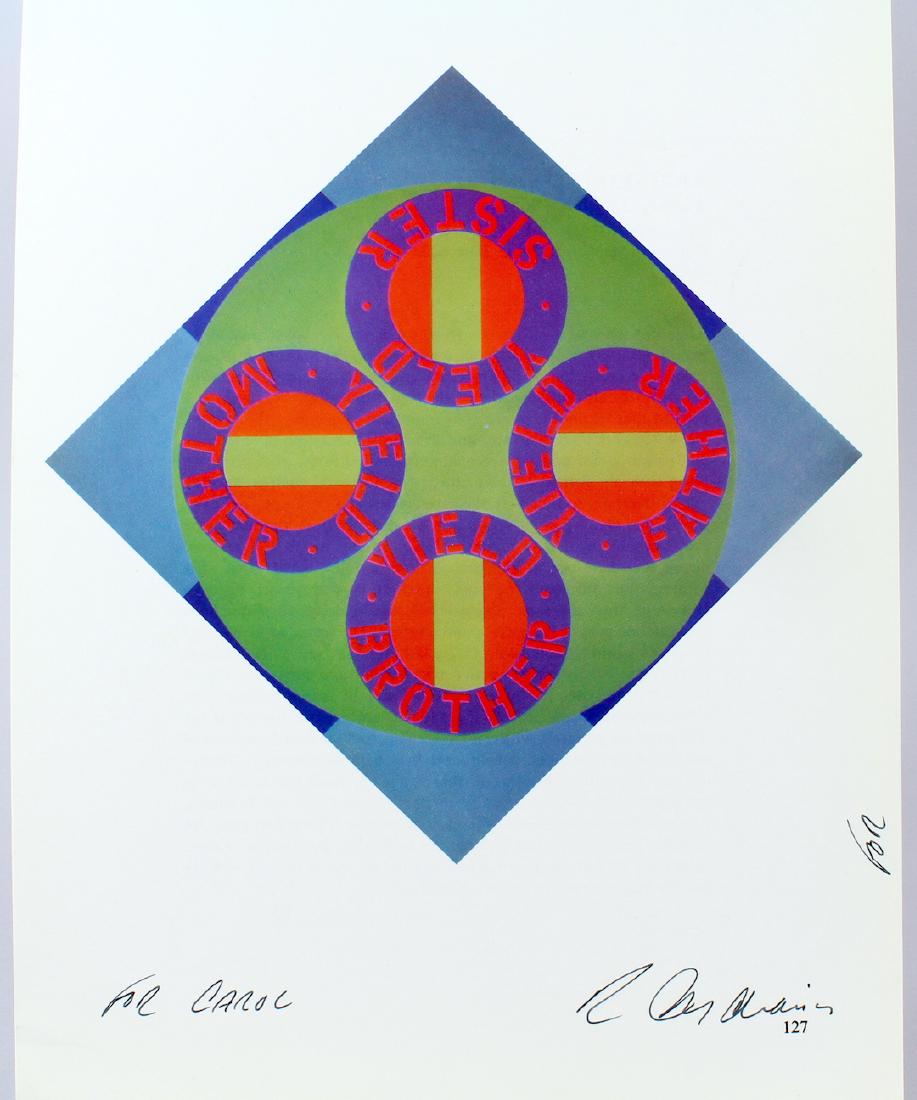 Robert Indiana Artist Signature on Bookplate (1 of 1)