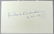 Richard Diebenkorn Aritst Signed Card
