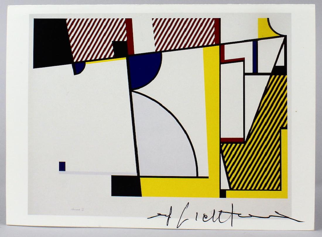 Roy Lichtenstein Signed Litho (1 of 2)