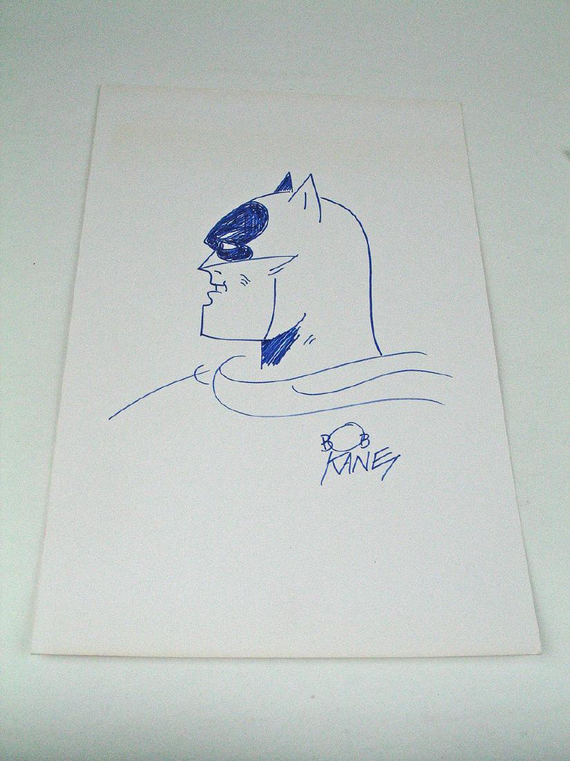 Bob Kane Hand Drawn Batman Signed (1 of 3)
