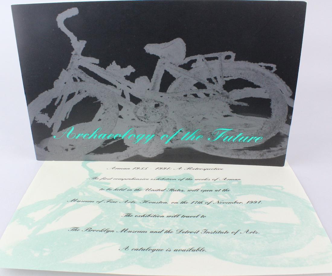 Arman Artist Signed Gallery Foldout (1 of 2)