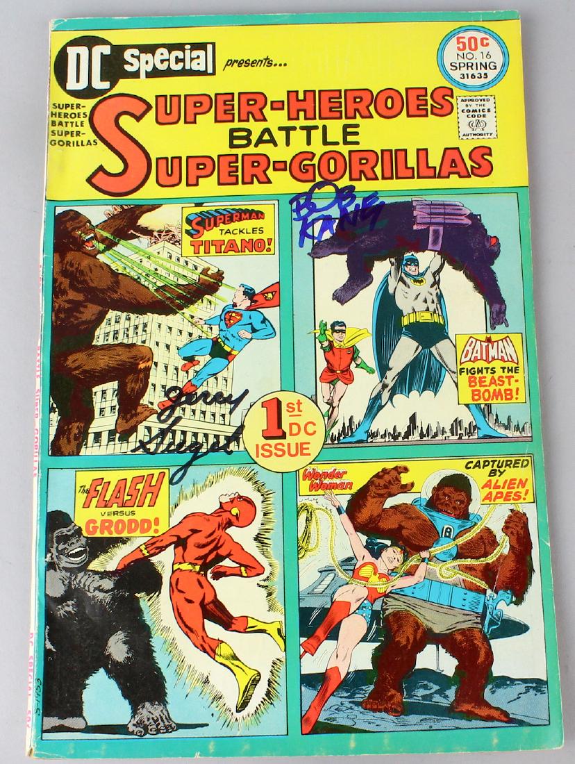 Bob Kane Signed Batman Comic Book Page (1 of 1)