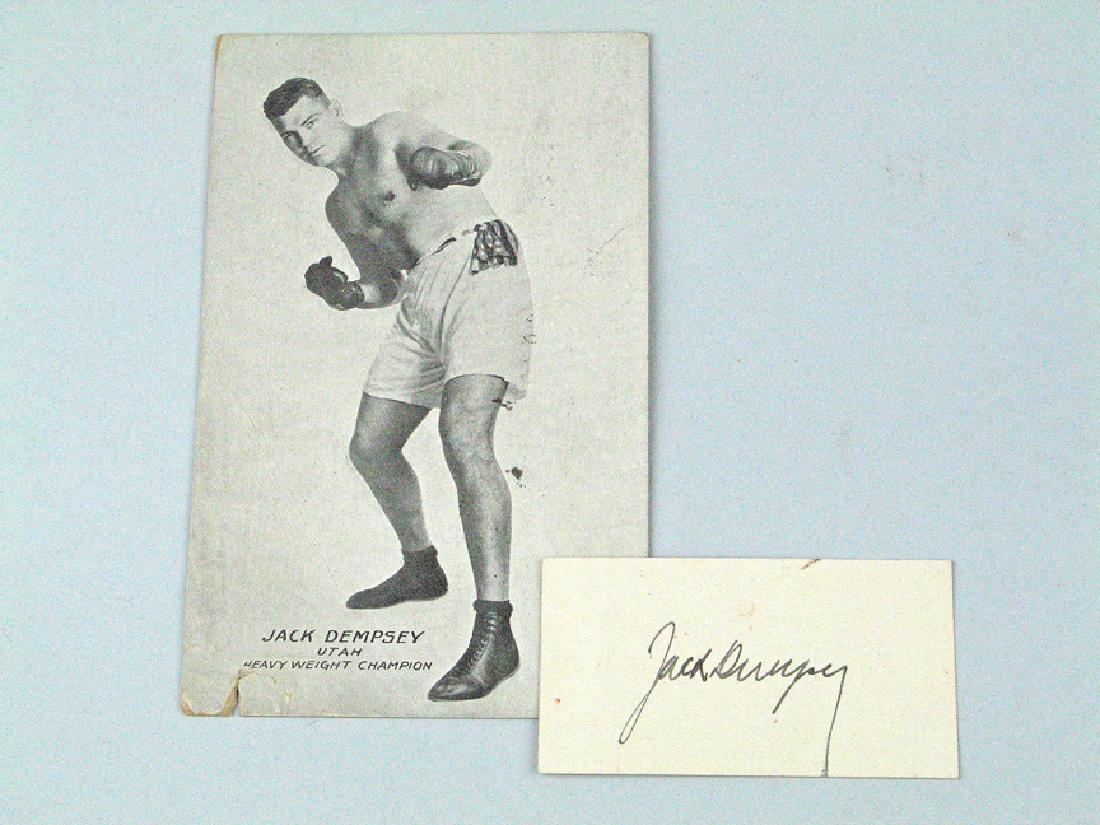 Jack Dempsey Signed Boxer (1 of 2)