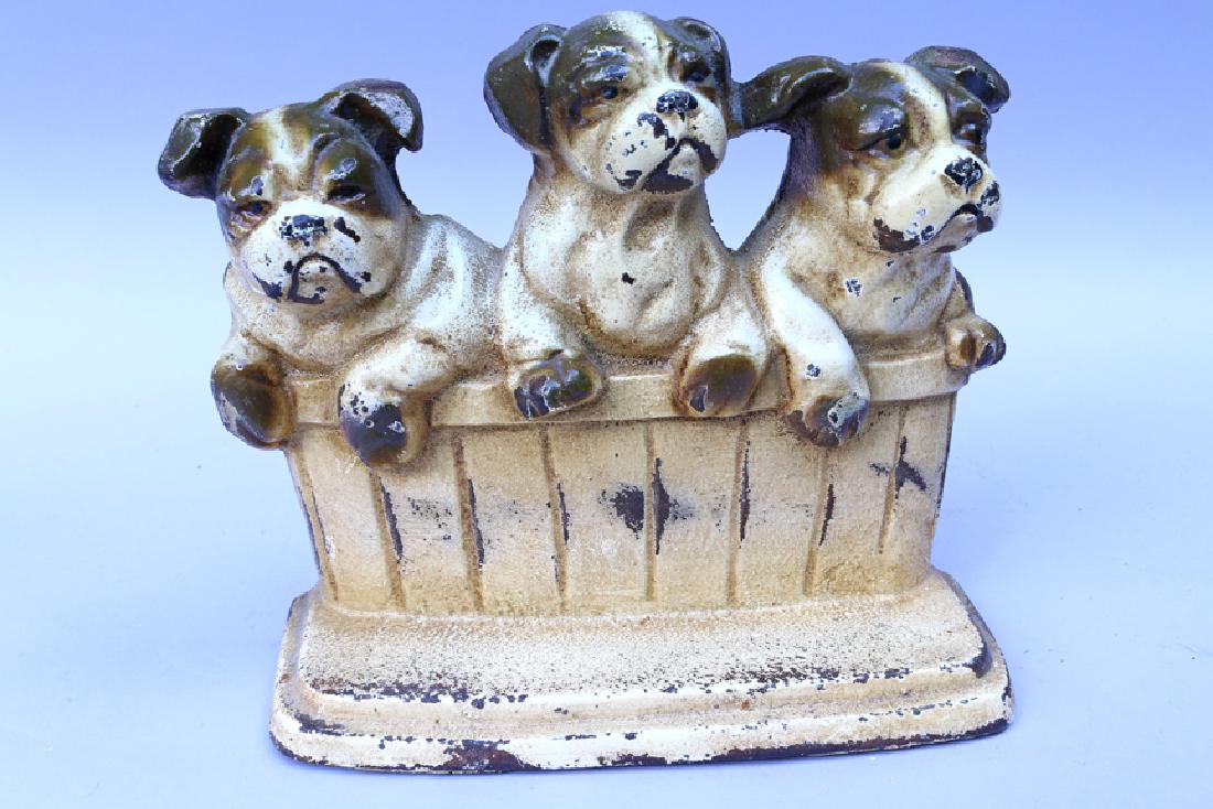 Hubley Boston Terrier Door Stop: Hubley Boston Terrire Door Stop, cast iron, 8 inches