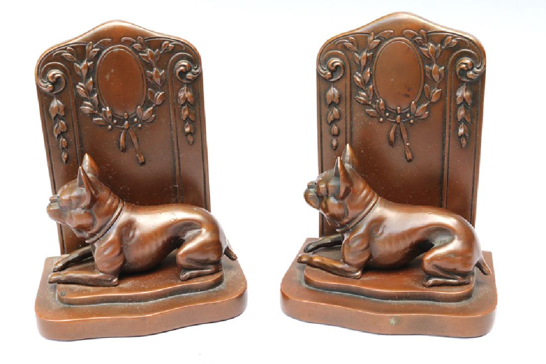 Boston Terrier Bookends: Boston Terrier Bookends, 7 inches
