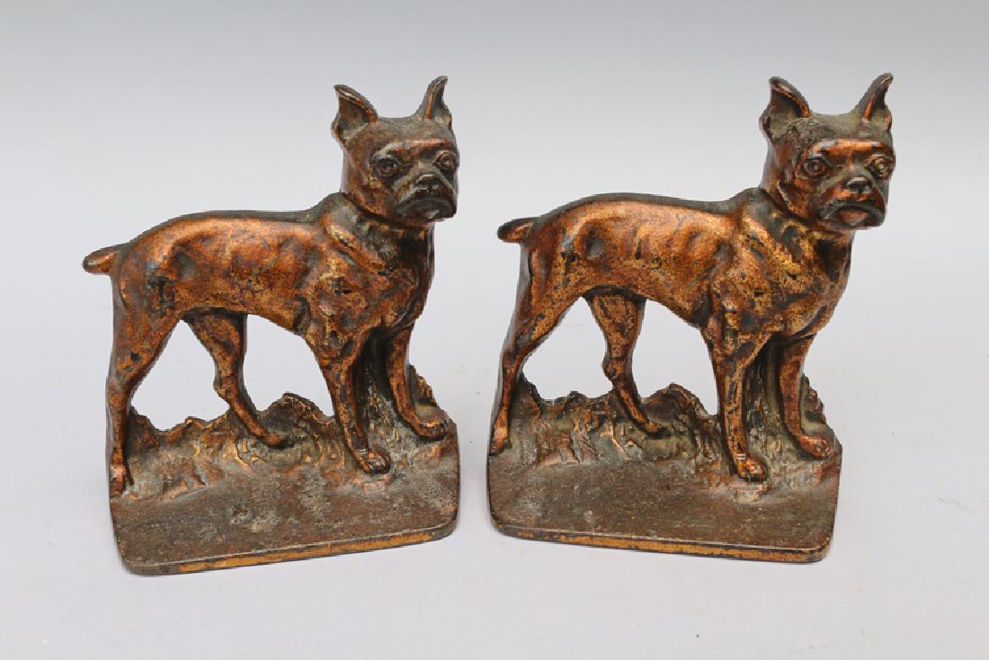 Boston Terrier Bookends: Boston Terrier Bookends, 6 inches