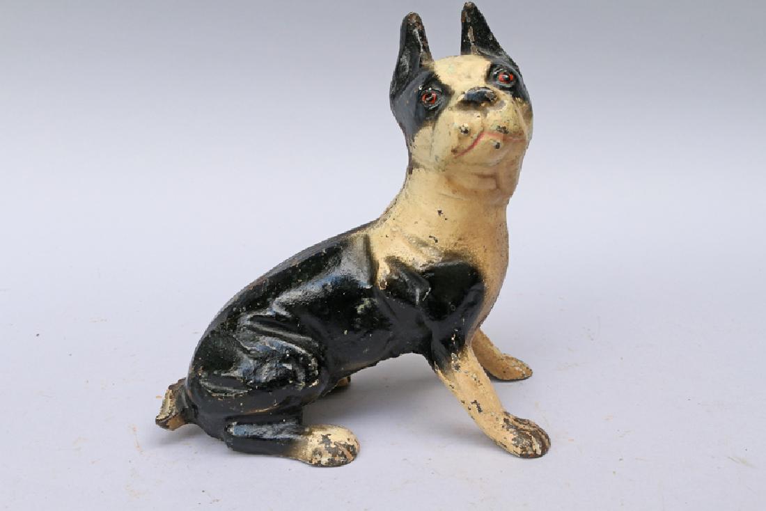 Hubley Sitting Boston Terrier Doorstop (1 of 2)