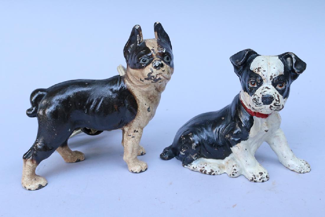 Boston Terrier Cast Iron Lot: Boston Terrier Cast Iron Lot, 5 inches