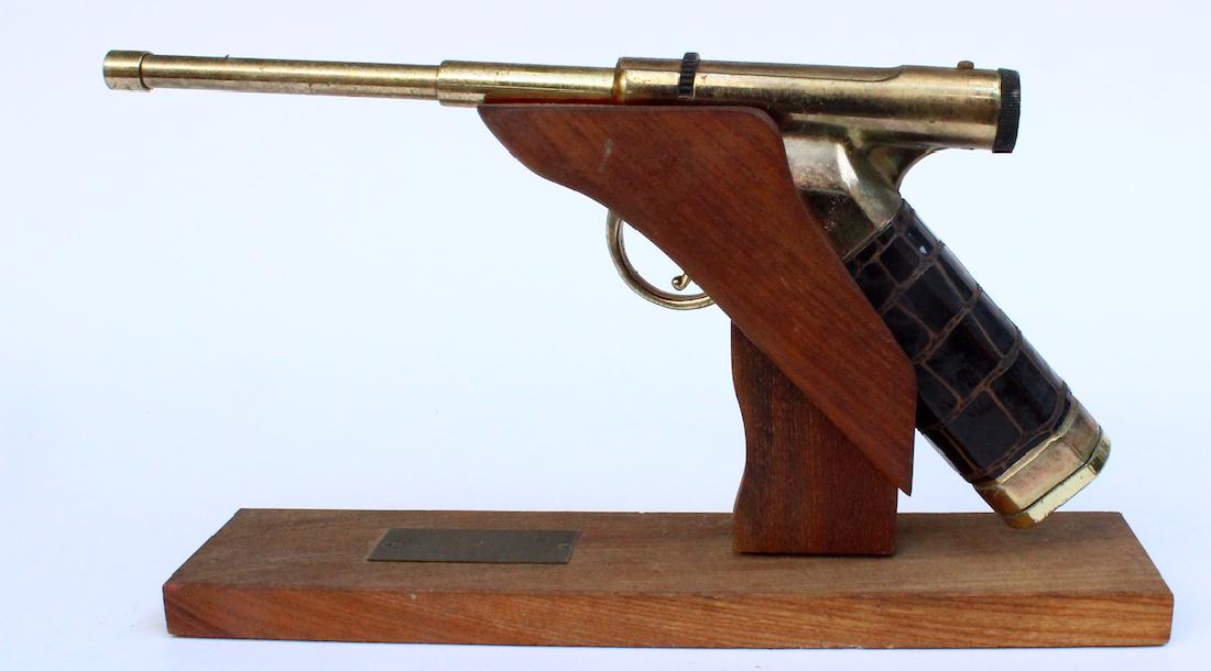 Match O Matic Gun Lighter on Stand Dec 01, 2018 American Antique