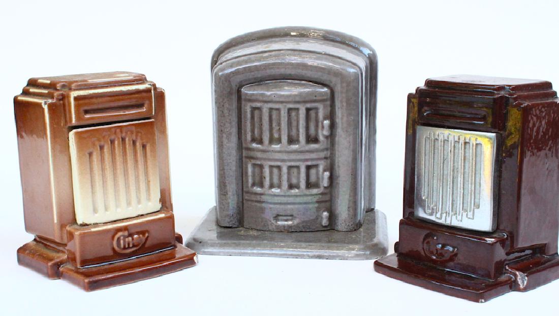 3 Ciney French/Belgium Porcelain Heater Banks (1 of 2)