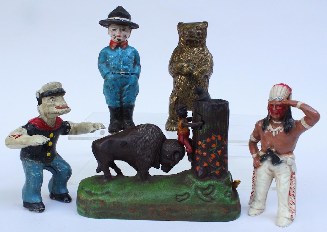 Cast Iron Bank Lot (1 of 3)