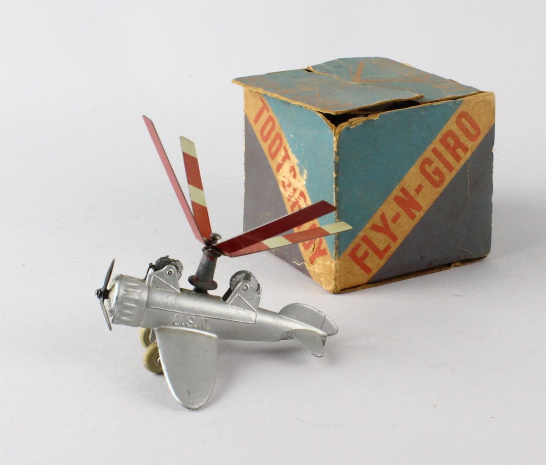 Tootsietoy Fly-N-Giro Autogyro Airplane in Box (1 of 4)