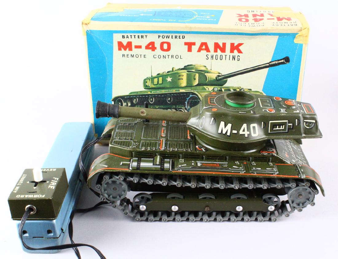 MT Japan Tin M-40 Tank Remote Control In Box (1 of 5)
