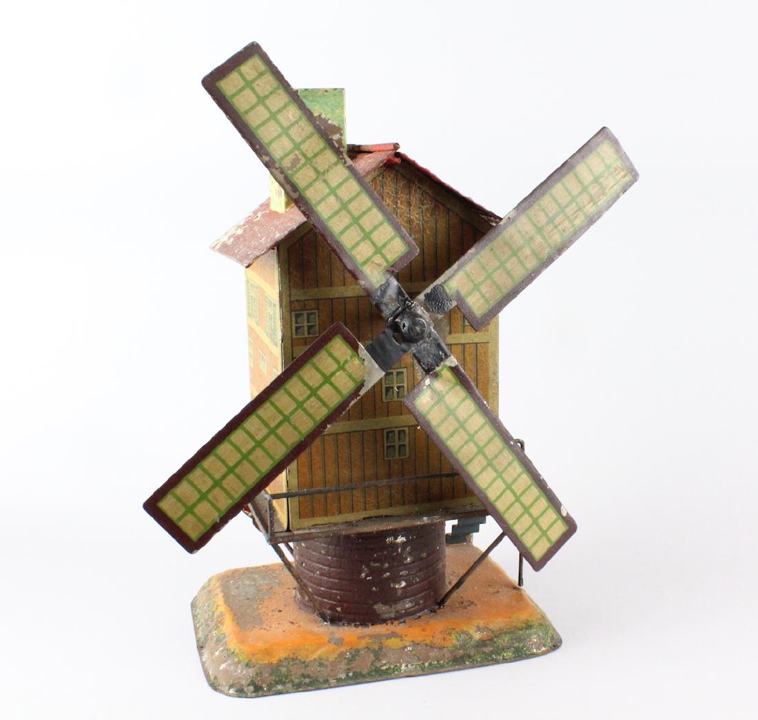 Large Bing German Tin Windmill House (1 of 5)