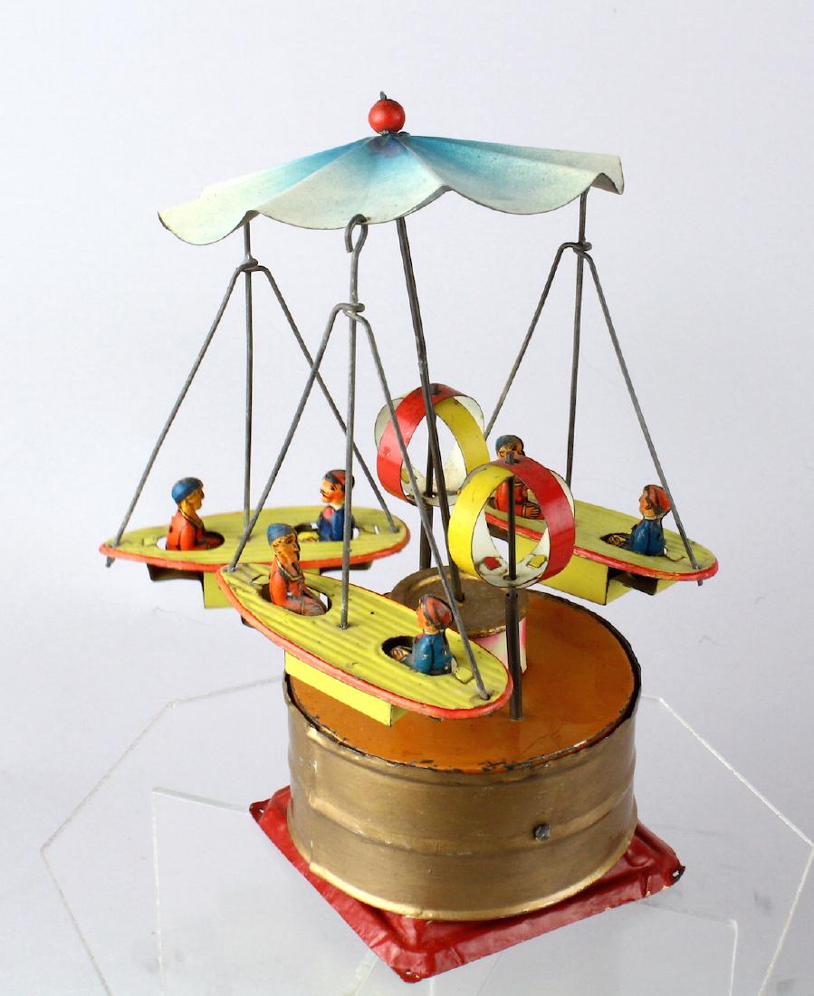 German Tin Boat Carousel Steam Toy (1 of 4)