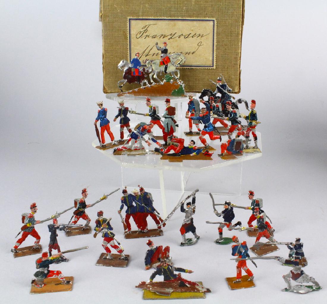 Early German Tin Flats French Soldiers (1 of 3)