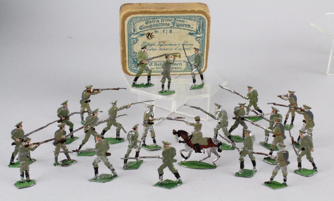 Heinrichsen German Tin Flats Infantry Russian? (1 of 3)