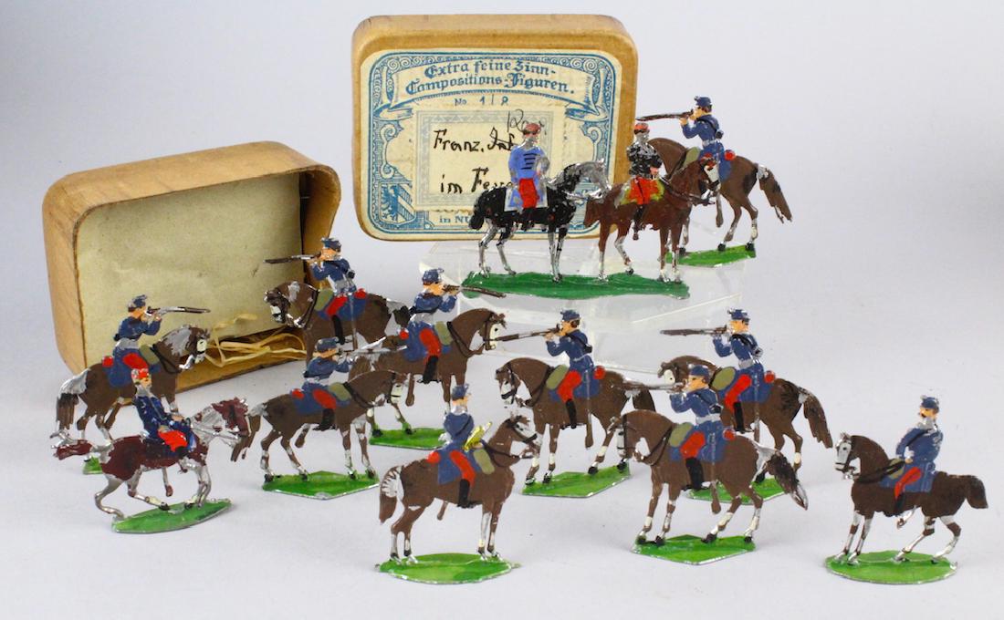 Heinrichsen German Tin Flats French on Horseback (1 of 3)
