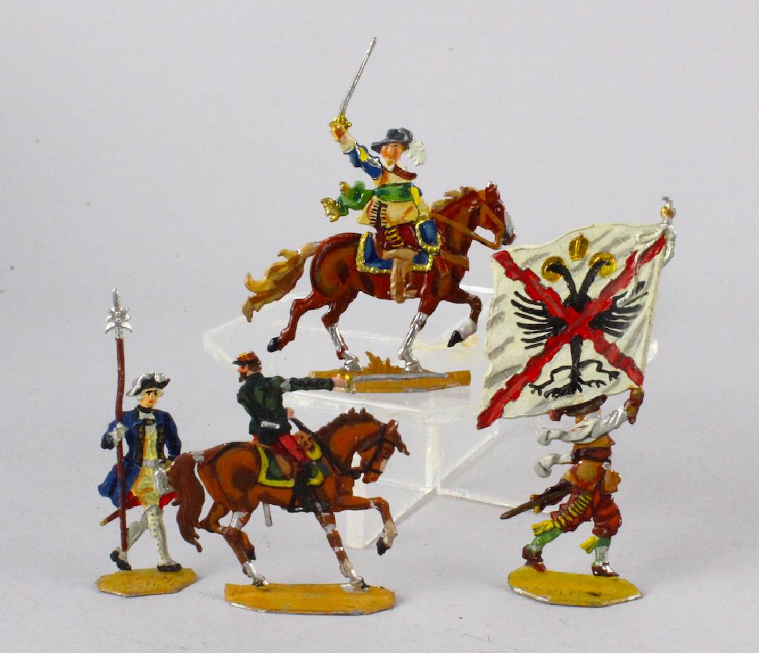 German Tin Soldier Flats Exquisite Painting (1 of 2)