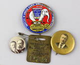 1904 Roosevelt & Fairbanks President Campaign Buttons