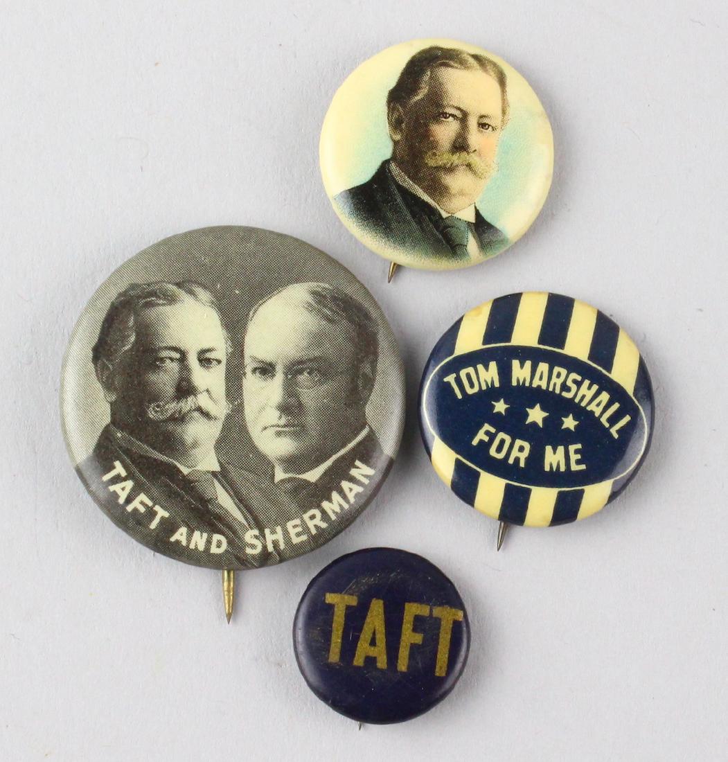 1908 Taft & Sherman & Marshall Button (1 of 3)
