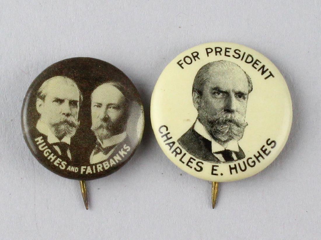 1916 Hughes & Fairbanks Presidential Campaign Buttons (1 of 3)