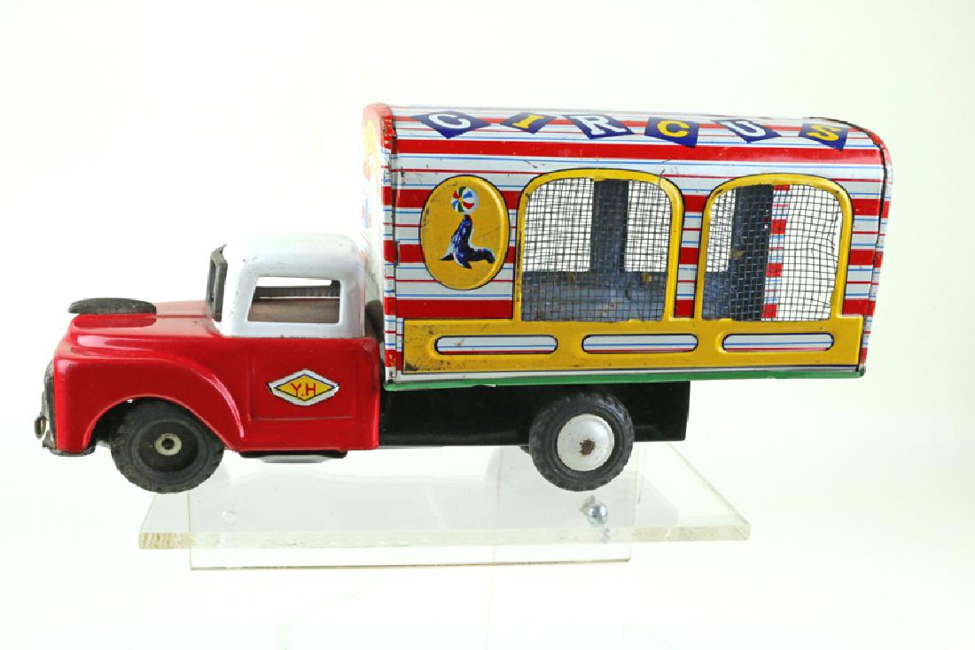 Tomy Singing Circus Truck Tin Japan Tomy Singing Circus Truck Tin Japan