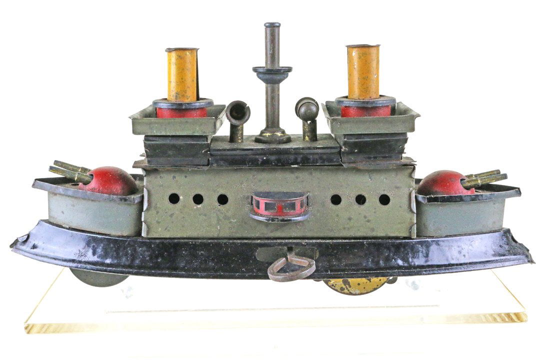Hess German Tin Windup Battleship (1 of 3)