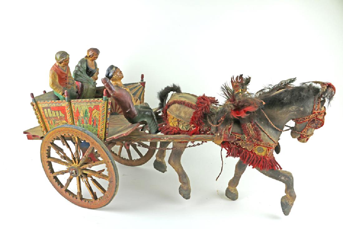 1890\'s Circus Cart Composition Figures Large (1 of 8)
