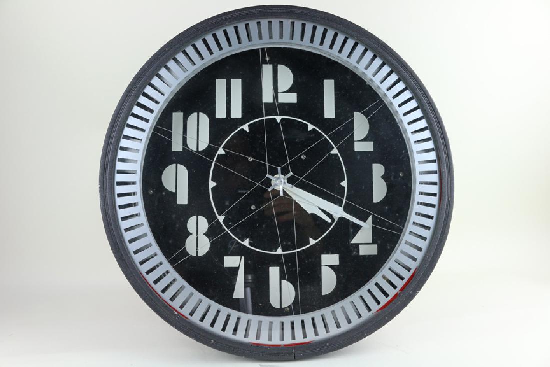 Neon Spinner Light Up Clock 1950\'s