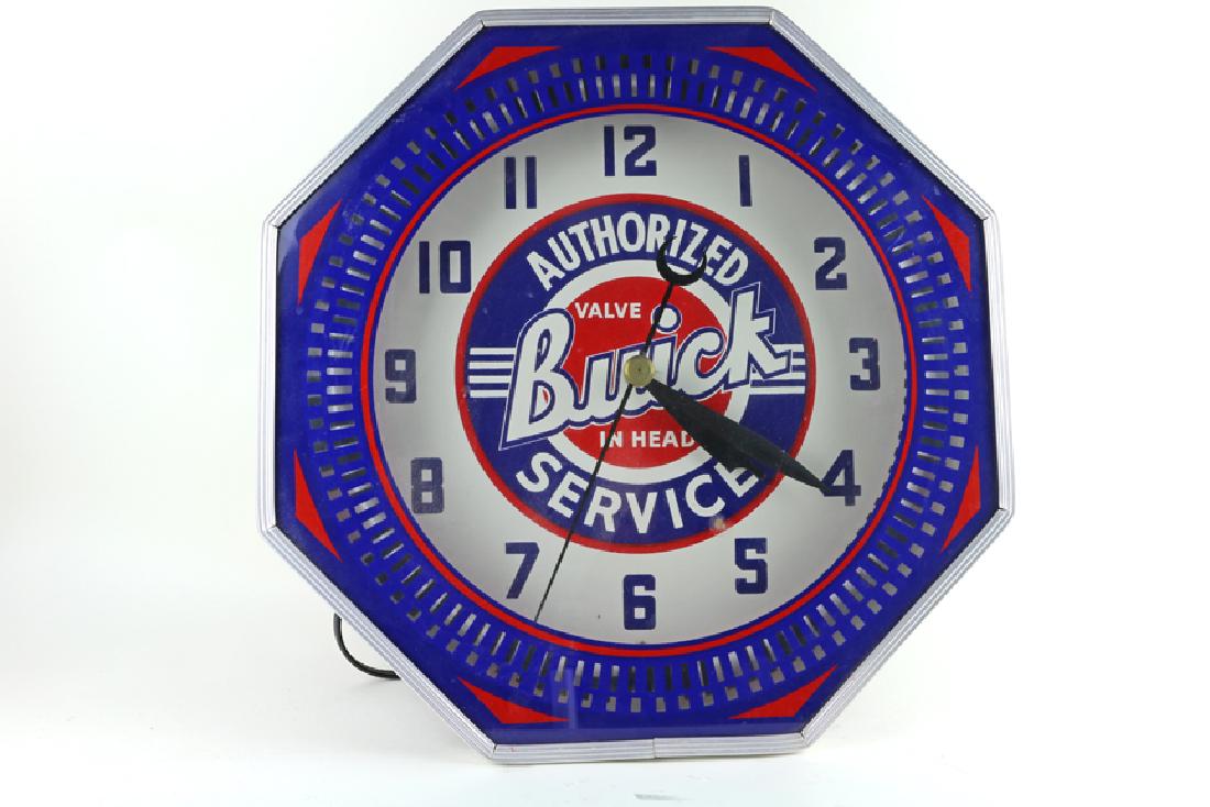 Buick Dealer Authorized Service Neon Clock (1 of 3)
